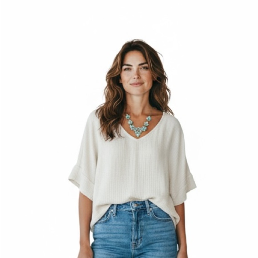 Joie oversized boxy cotton coastal core eco friendly short sleeve shirt